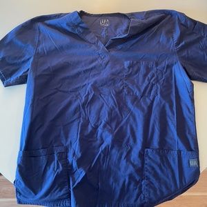 Uniform Advantage Navy Scrub Top size XL